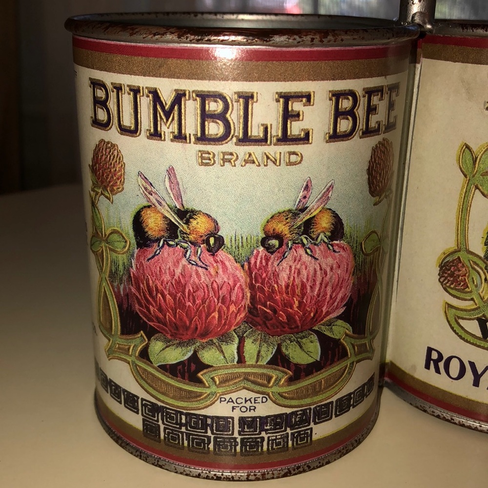 Bumble Bee Brand Tin Caddy - Picture 3 of 5